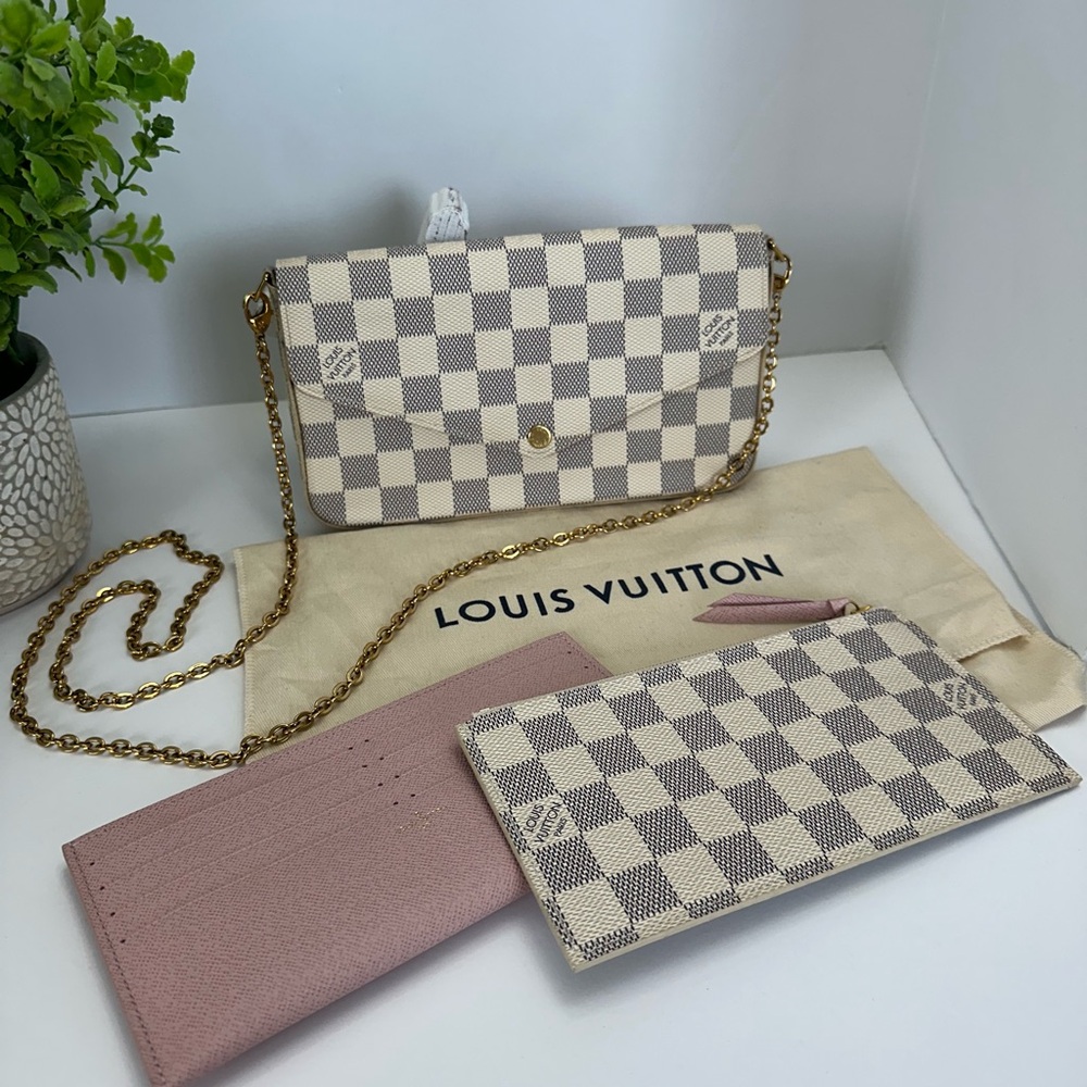Louis Vuitton Damier Azul Felicie SET